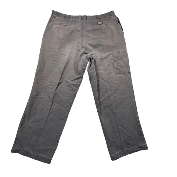 Vintage Y2K Columbia 100% Cotton‎ Canvas Cargo Hiking Pants Gorpcore Gray 40x30 - Picture 2 of 11